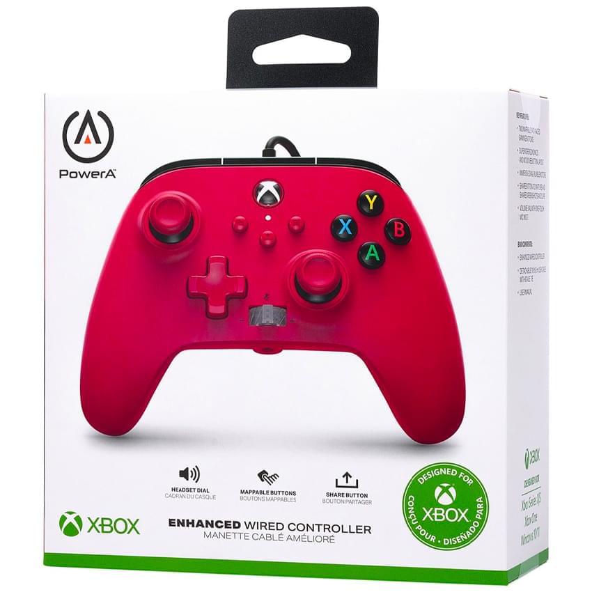 Joystick PowerA Enhanced Xbox Rojo Wired